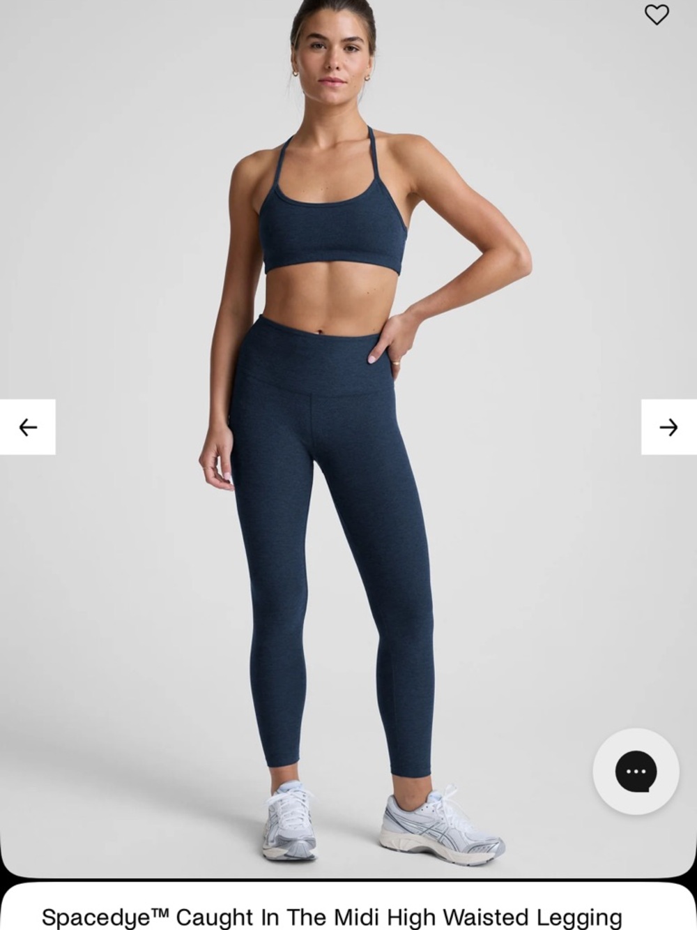 Beyond Yoga Spacedye Caught In The Midi High Waisted Legging Nocturnal Navy
